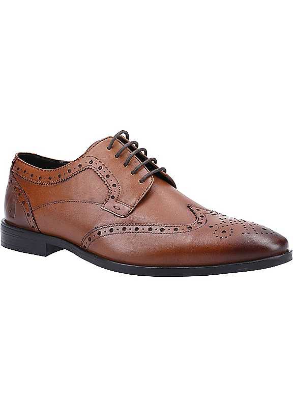 Hush Puppies Tan Elliot Brogue Shoes