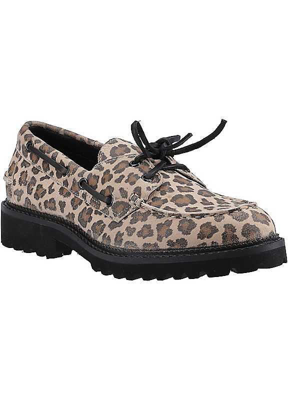 Hush Puppies Tan Geri Loafers Size 4