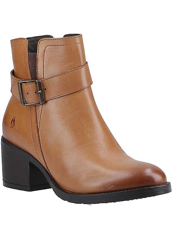 Hush Puppies Women's Hensley Ankle Boot - Leather - Brown - Size 8 - Image 8