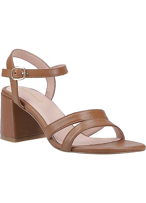 Hush Puppies Women's Tan Nalani Heeled Sandals Colour: : Size 4 - Image 6