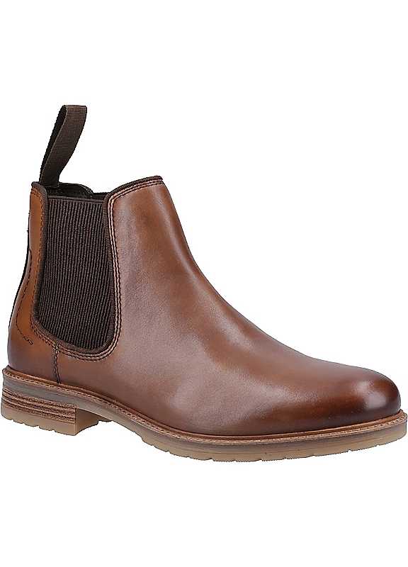 Hush Puppies Men's Brown Russell Leather Tan Boots Uk Size 6 - Image 2