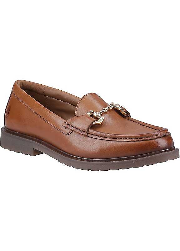 Hush Puppies Tan Verity Snaffle Loafers Size 7