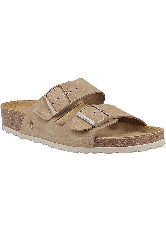 Hush Puppies Women's Brixley Mule Sandal in Taupe | Size: 3 - Image 2