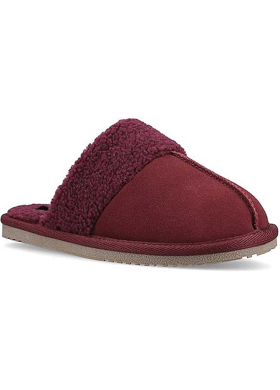 Hush Puppies Women's Wine Arianna Mule Slippers In | Size: 5 - Image 5