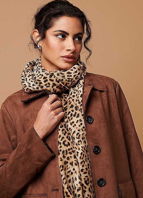 Izabel London Women's Faux Suede Button Front Shirt Jacket in Brown | Size: 14 - Image 2