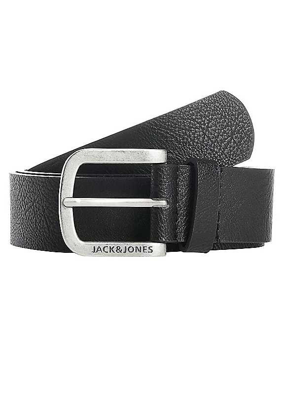 Jack & Jones Black Jack Jones Jacharry Belt Size 80