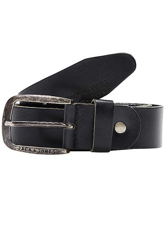 Jack & Jones Black Jack Jones Jacpaul Belt Size 105