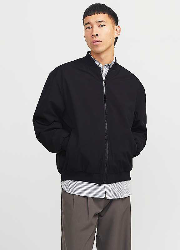 Jack & Jones Men's Black Bomber Charge - Image 3