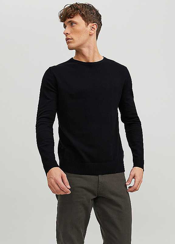 Jack & Jones Navy Blazer Jack Jones Emil Knit Crew Neck Jumper Xxl