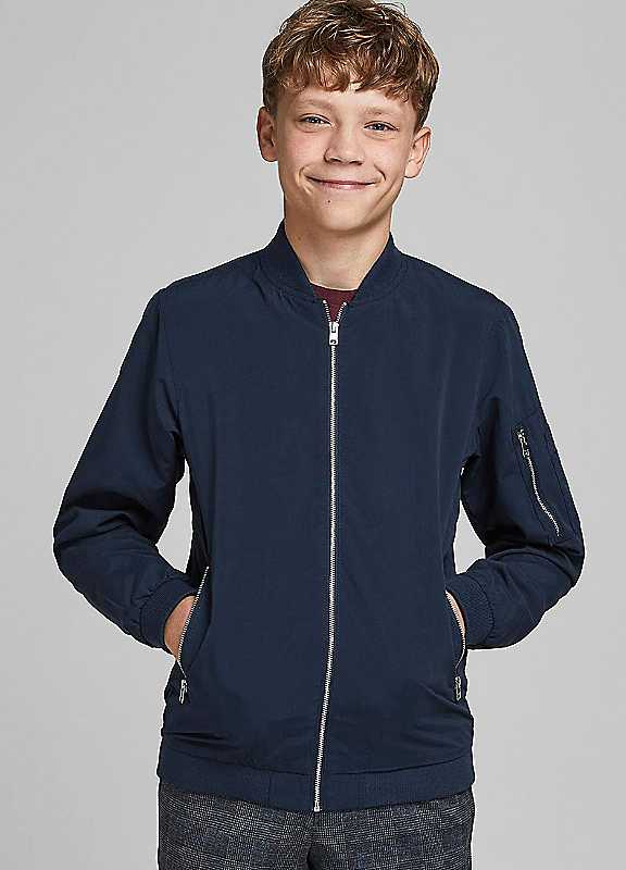 Jack & Jones Navy Jack Jones Junior Bomber Jacket 12Y/13Y
