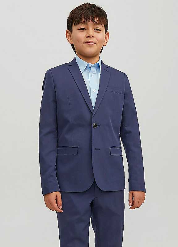 Jack & Jones Boys Blue Jack Jones Junior Two Button Solar Blazer 13Y Kids