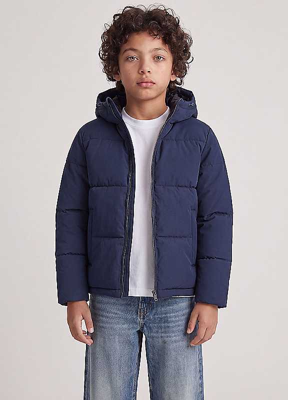 Jack & Jones Junior Hooded Padded Jacket Navy Blue 10Y (138Cm) - La Redoute - Image 5