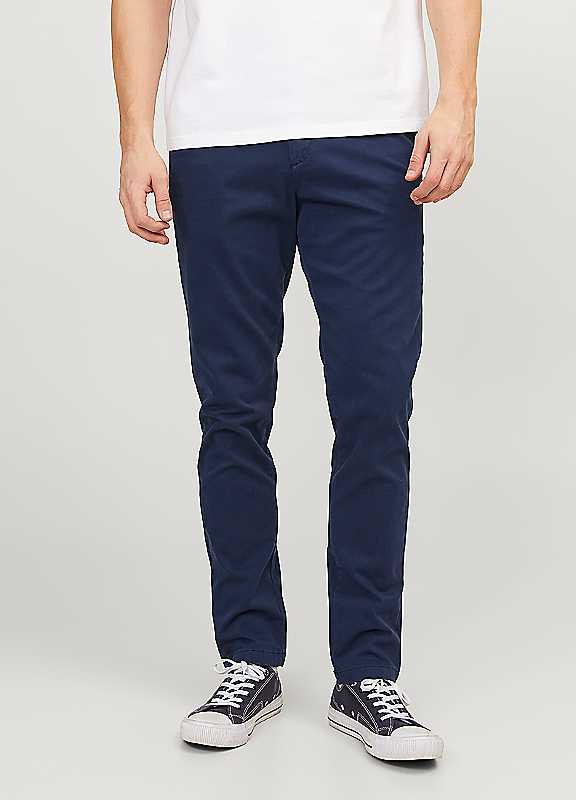 Jack & Jones Men's Blue Trousers Marco Bowie - Image 4