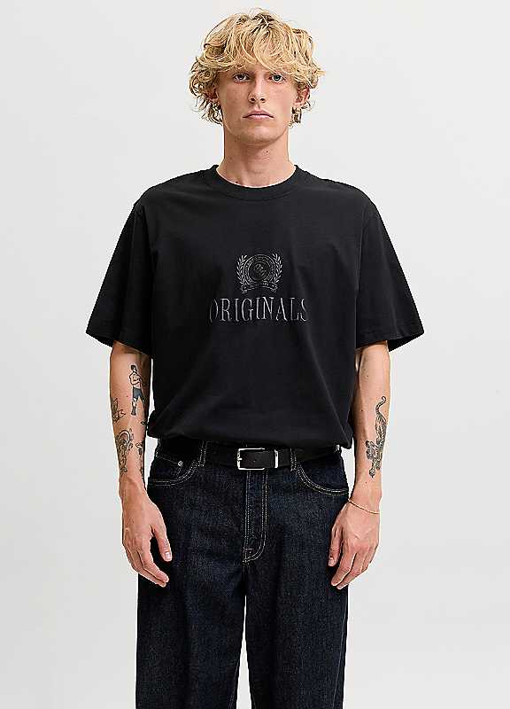 Jack & Jones Black Jack Jones Monogram Tee