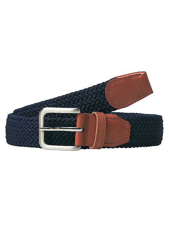 Jack & Jones Navy Jack Jones Jacspring Belt Size 105