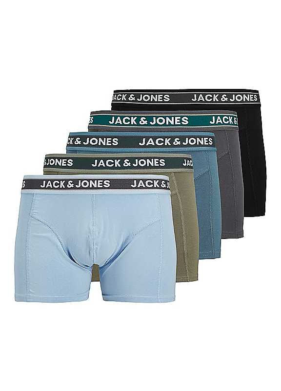 Jack & Jones Assorted Jack Jones Pack Of 5 Boxer Shorts 5XL