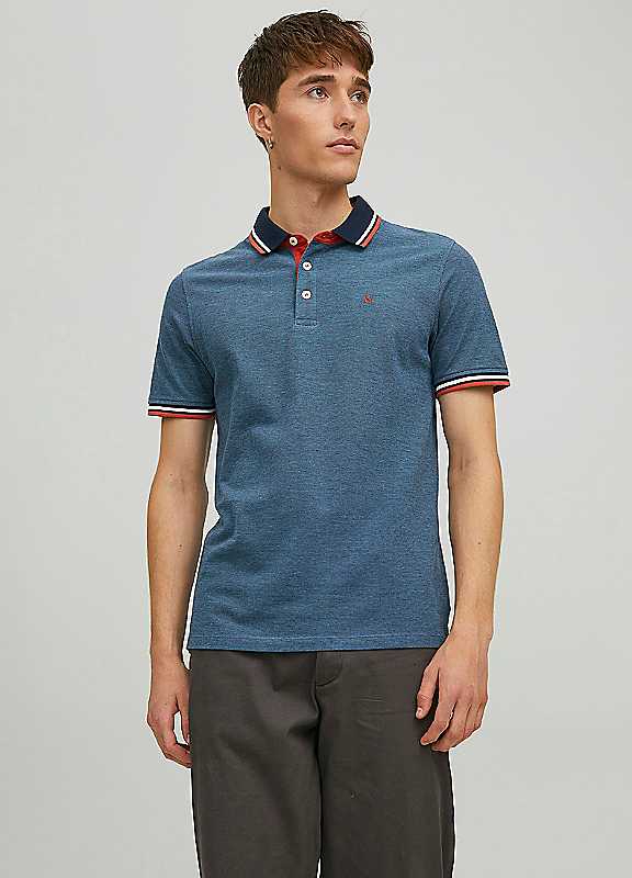 Jack & Jones Blue Polo Shirt Paulos - Image 6