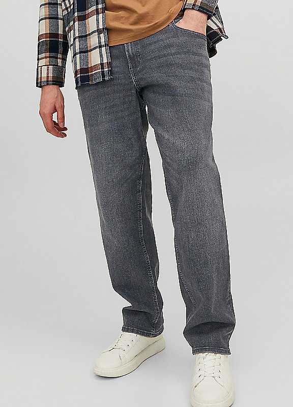 Jack & Jones Black Jack Jones Plus Comfortfit Jeans 44R