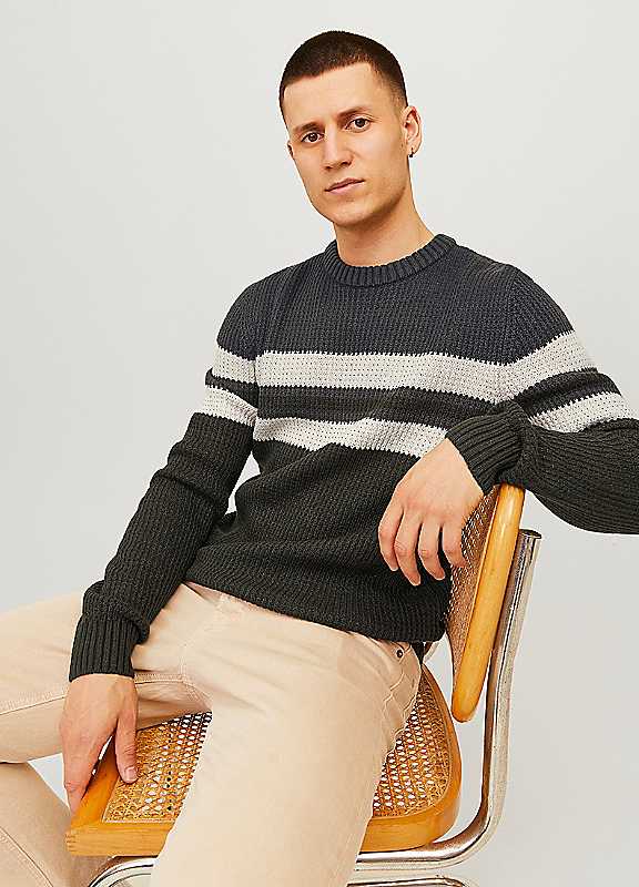 Jack & Jones Rosin Jack Jones Round Neck Knitted Jumper Small