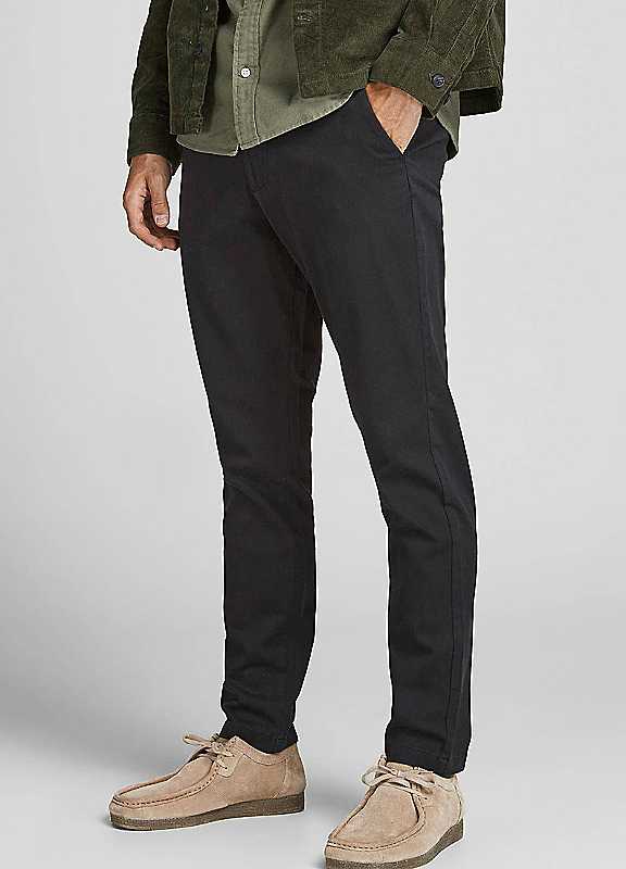Jack & Jones Men's Black Trousers Marco Dave - Image 3
