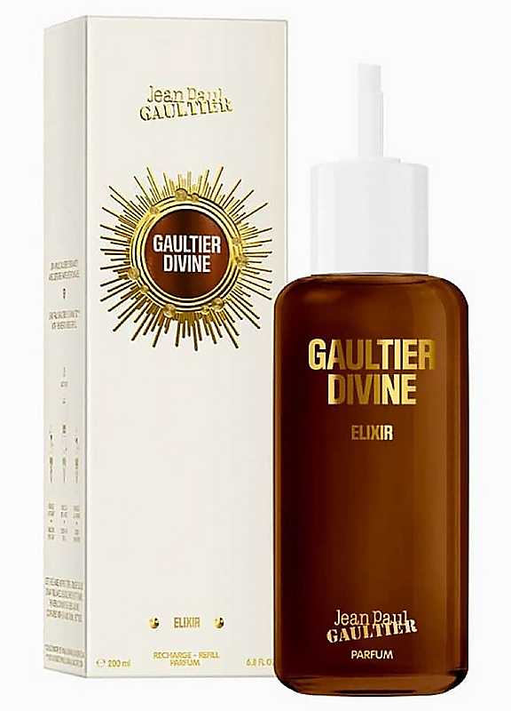 Jean Paul Gaultier Amber/Gold Divine Elixir Parfum 200Ml Refill - Image 9
