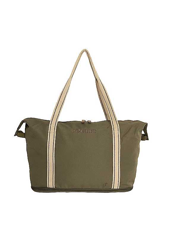 Joules Women's Khaki Epwell Packaway Duffle Bag - Image 4