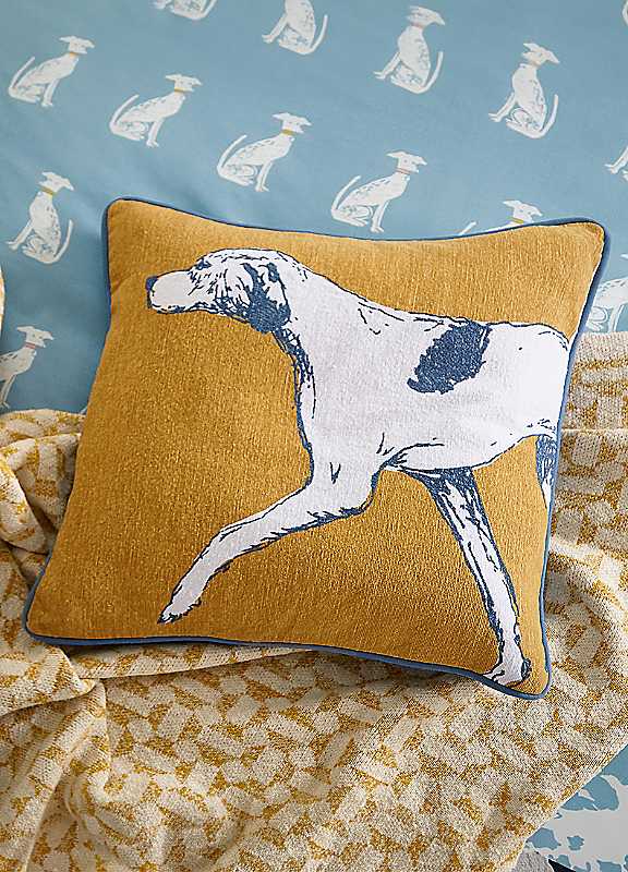Joules Hound 45 X 45Cm Cushion Honey
