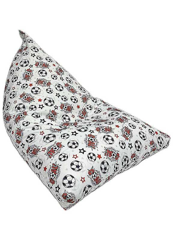 Kaikoo Blue Goal Print Funzee Bean Bag Chair - Comfortable Kids Seating - Image 5