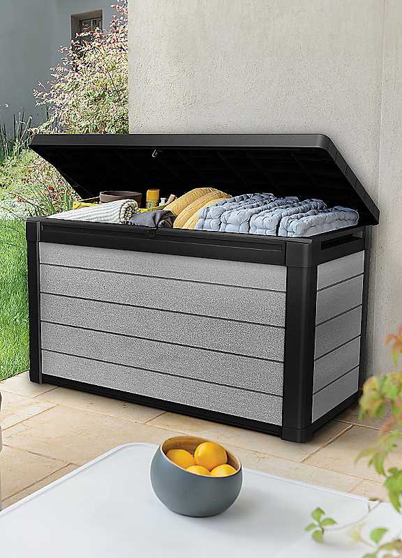 Keter Graphite Small Garden storage box 38.1L