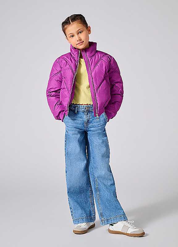 Only Girls Blue Comet Wide Leg In Medium Denim, Size 8Y - Image 2