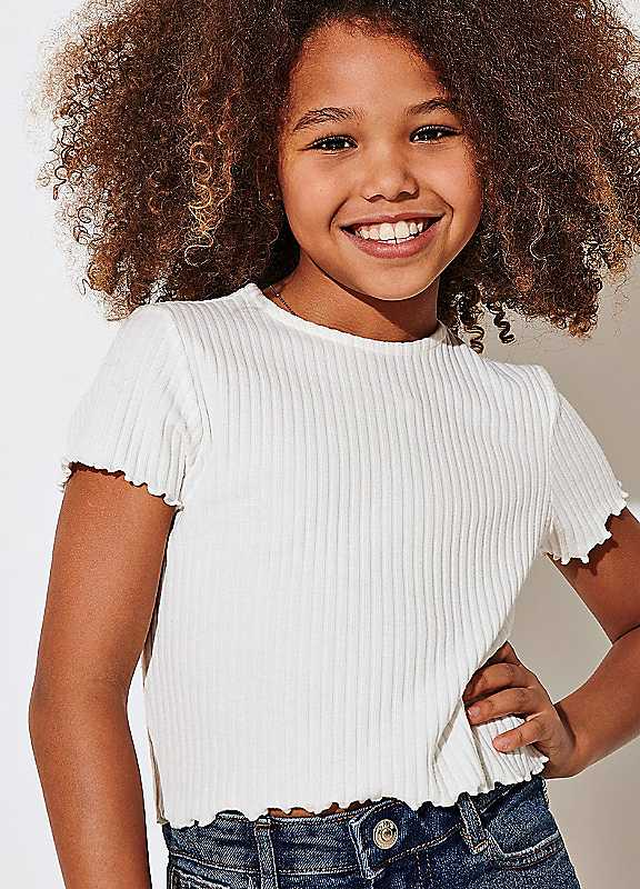 Kids Only Girls White Nella T-Shirt