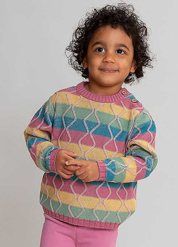 Kite Rainbow Kids Fancy Stripe Cotton Jumper