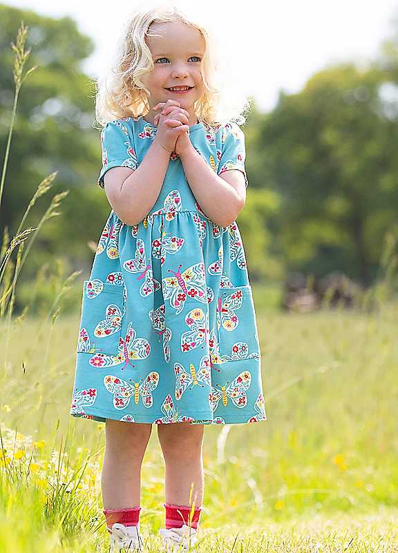 Kids Flutterby 95% Organic Cotton Dress - - Image 2