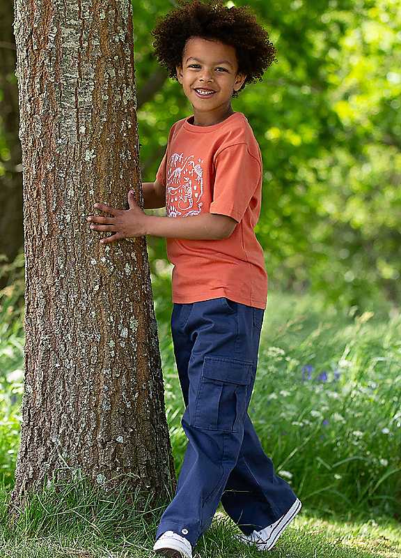 Kite Navy Kids Super Cotton Cargo Trousers