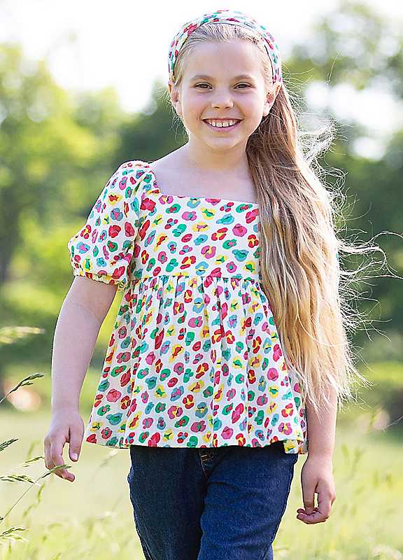 Kids Wild And Free 100% Organic Cotton Blouse - - Image 3