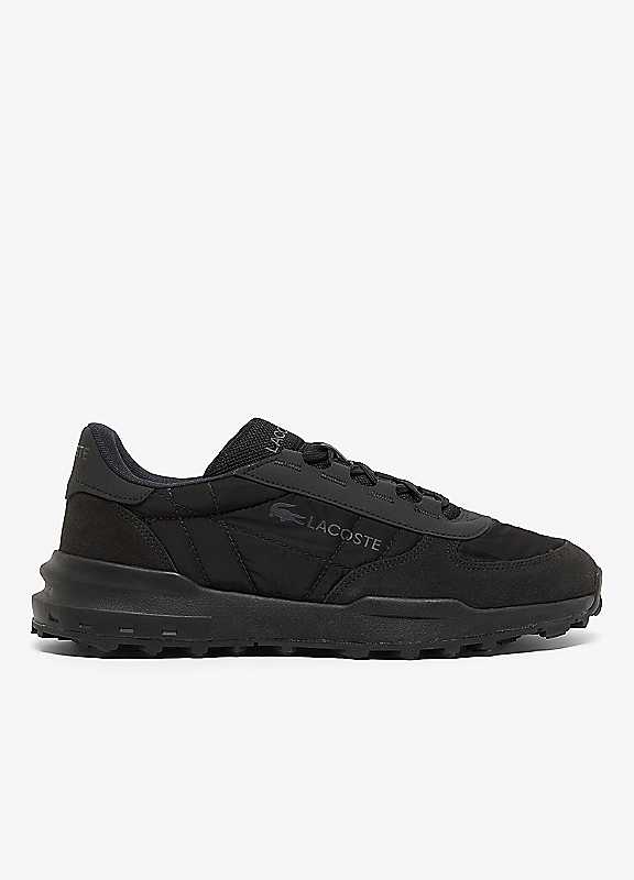 Lacoste Men's Blk/Blk 02H Elite Actevo Low Top Sneakers - 7 (40.5) - Image 4