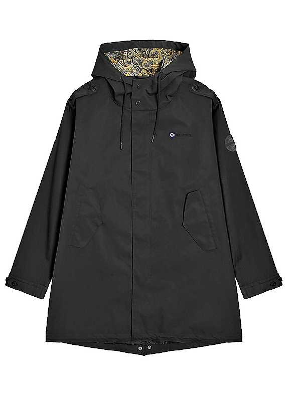 Lambretta (L, Black) Mens Waterproof Parka - Image 2