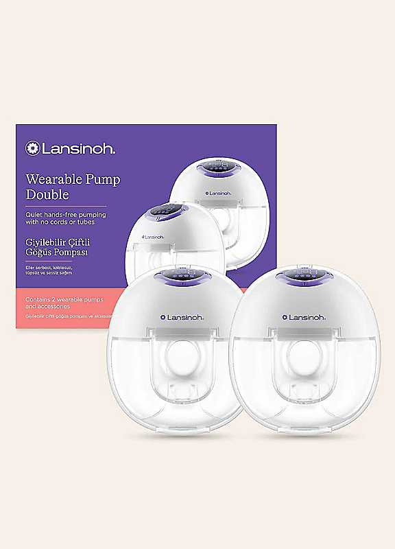 Lansinoh Wearable Double Breast Pump, One Colour - Image 5