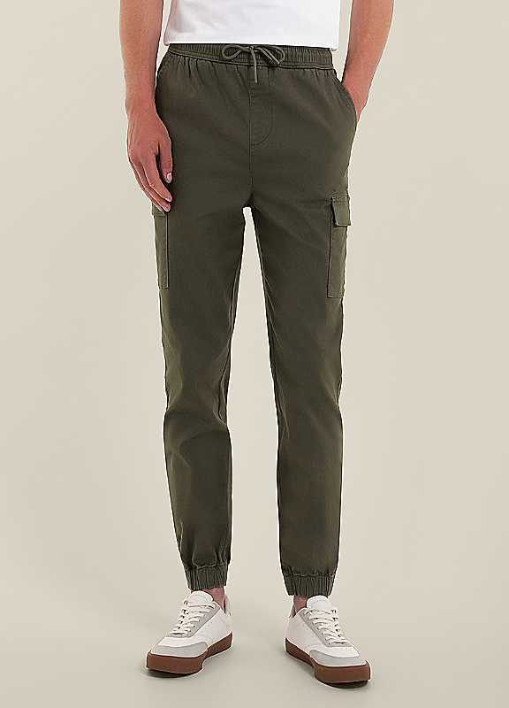 Mens Combat Pocket Chino Trouser - - Image 3