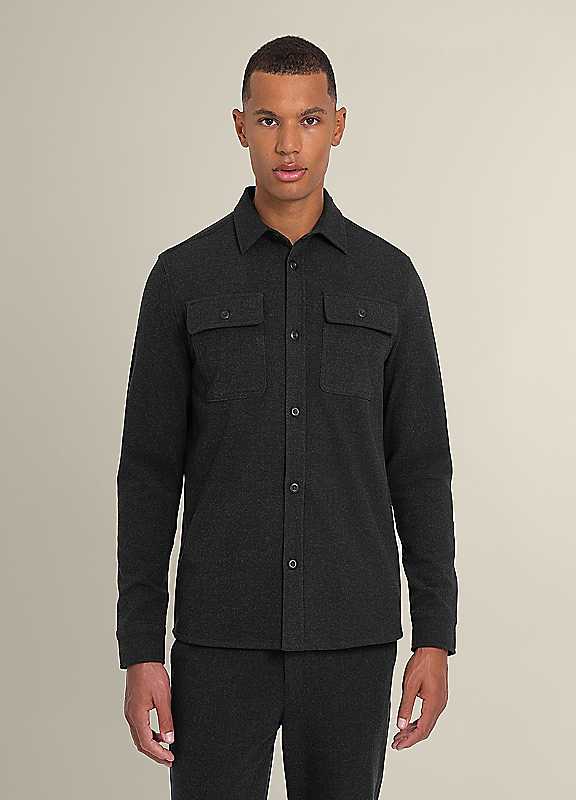 Mens Malov - Jersey Casual Overshirt - - Image 3