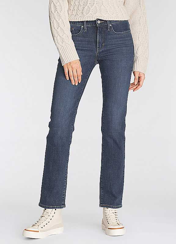 Levi's Dark Blue 314 Shaping Straight Jeans 30R