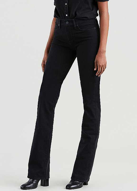Levis Women's Black Shaping Boot Soft Bootcut Jeans in Size 30 S, Sports Direct - Image 5