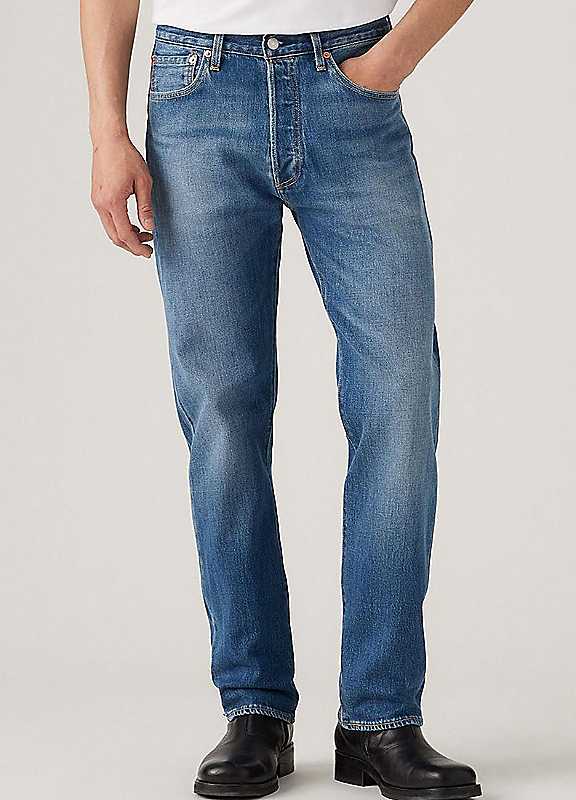 Levis Men's Blue Levi's 501 Original Straight Jeans - 36W X 32L - Image 4