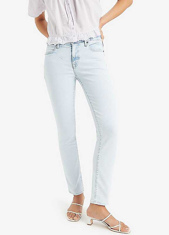 Levi's Trees Please 712 Light Blue Slim Fit Jeans 30R
