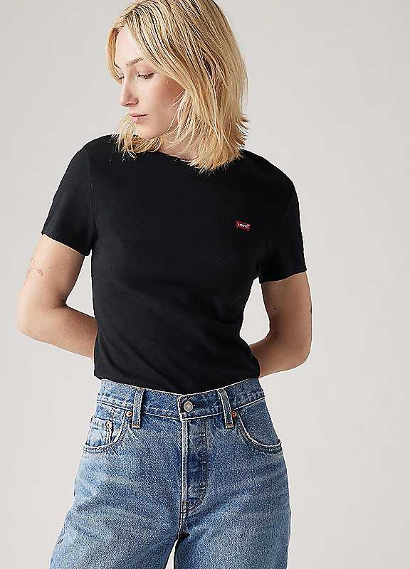 Levi's Black Essential Tshirt Small