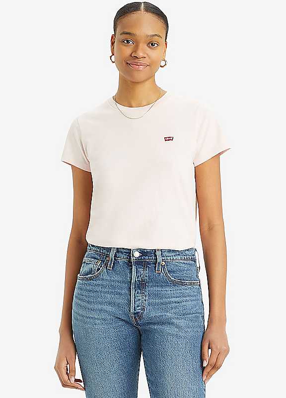 Levi's Women's The Perfect Tee T-Shirt, Large Batwing Logo T-Shirt (Pack of 1) - Image 2