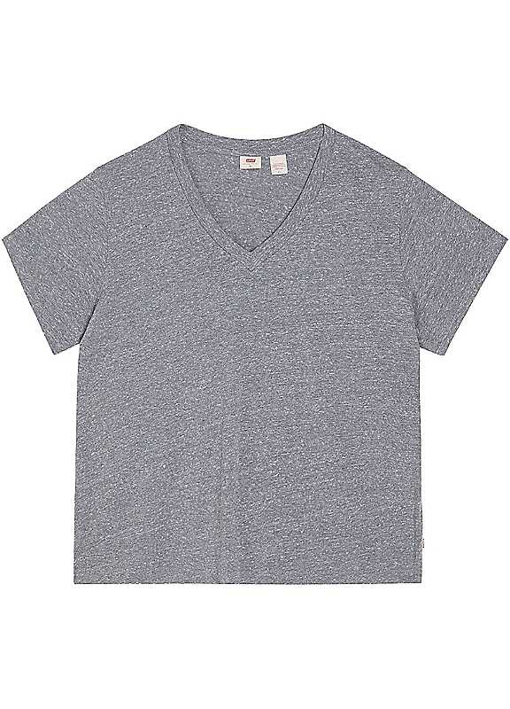 Levi's Plus Grey Marl Boxy Vneck 3XL