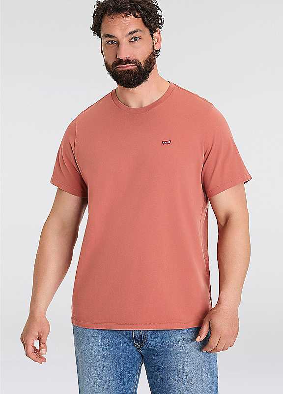 Levi's Plus Men's Red Crew Neck Tshirt 5XL