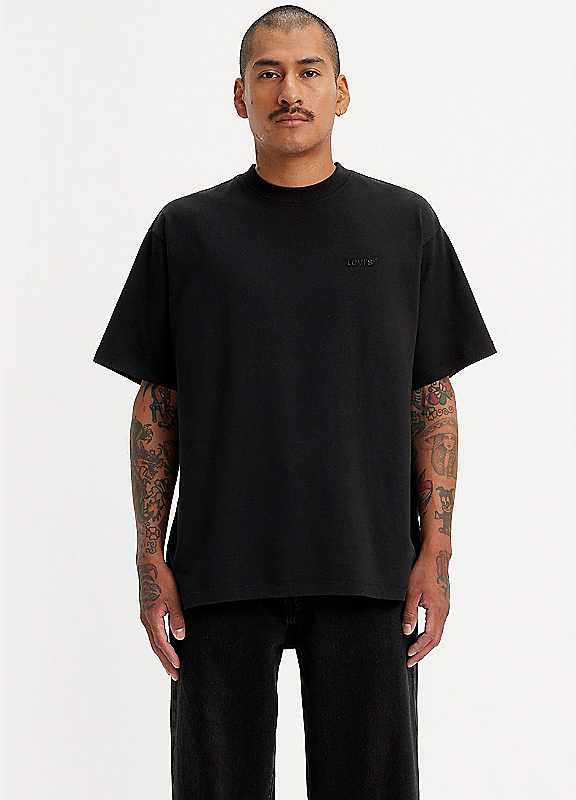 Levi's Men's Red Tab Vintage Tee T-Shirt, Mineral Black, L - Image 4