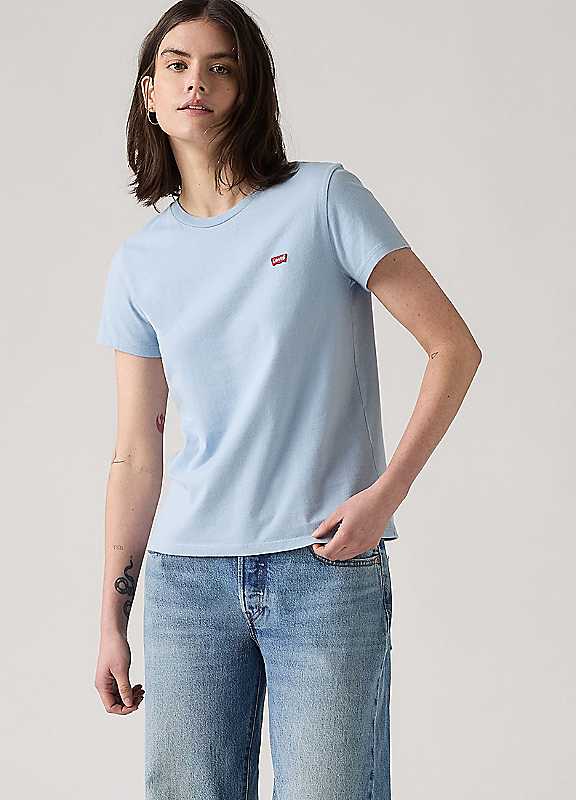 Levi's Chambray Blue Short Cap Sleeve Tshirt